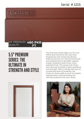5.5 Inch premium Quality HDPE Door Frame